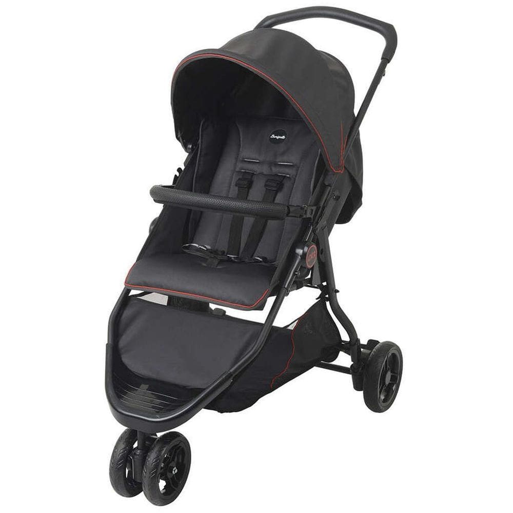 Carrinho De Bebê Cr3 Gray Red 0 À 15 Kg - Burigotto