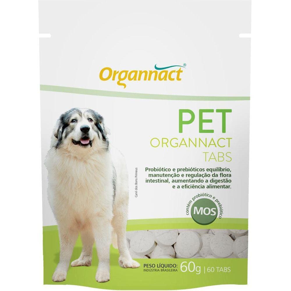 Suplemento Vitamínico Pet Organnact Tabs 60Gr - Organnact