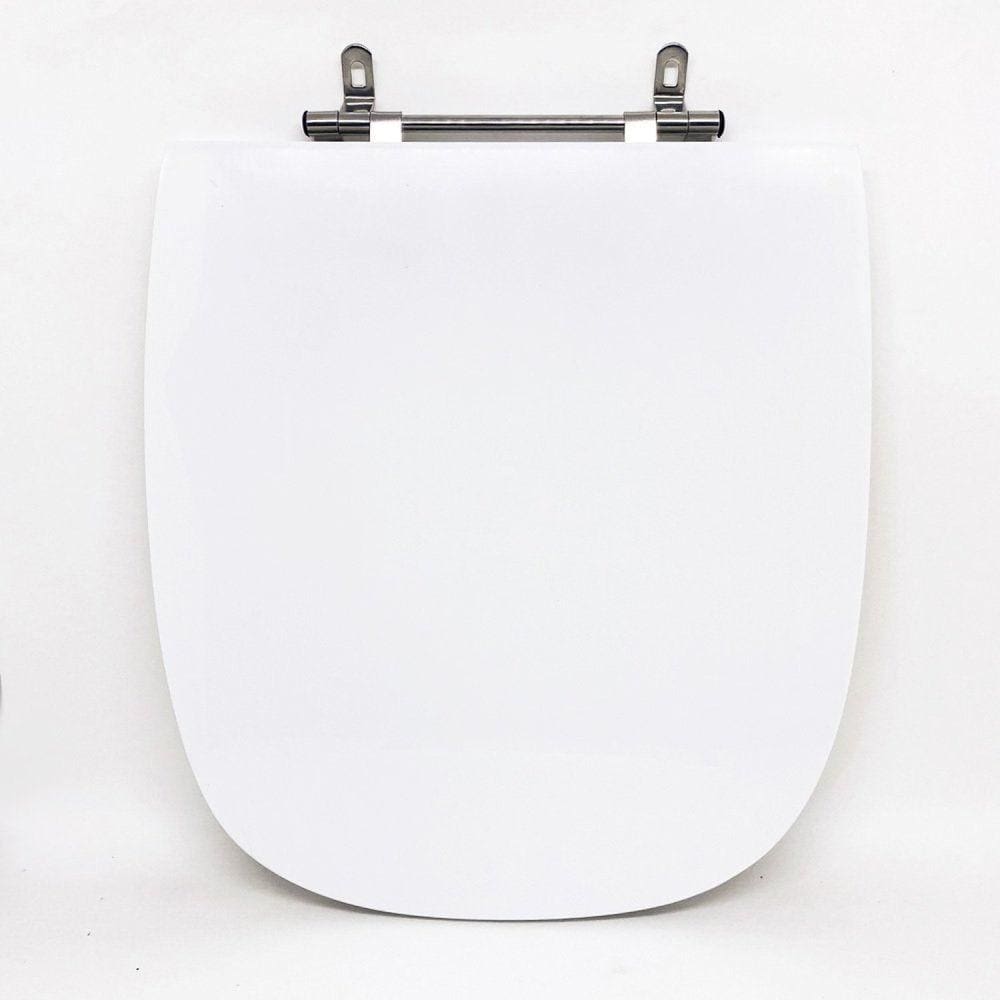 Assento Sanitário Poliéster para Louça Flex deca Aço Branco