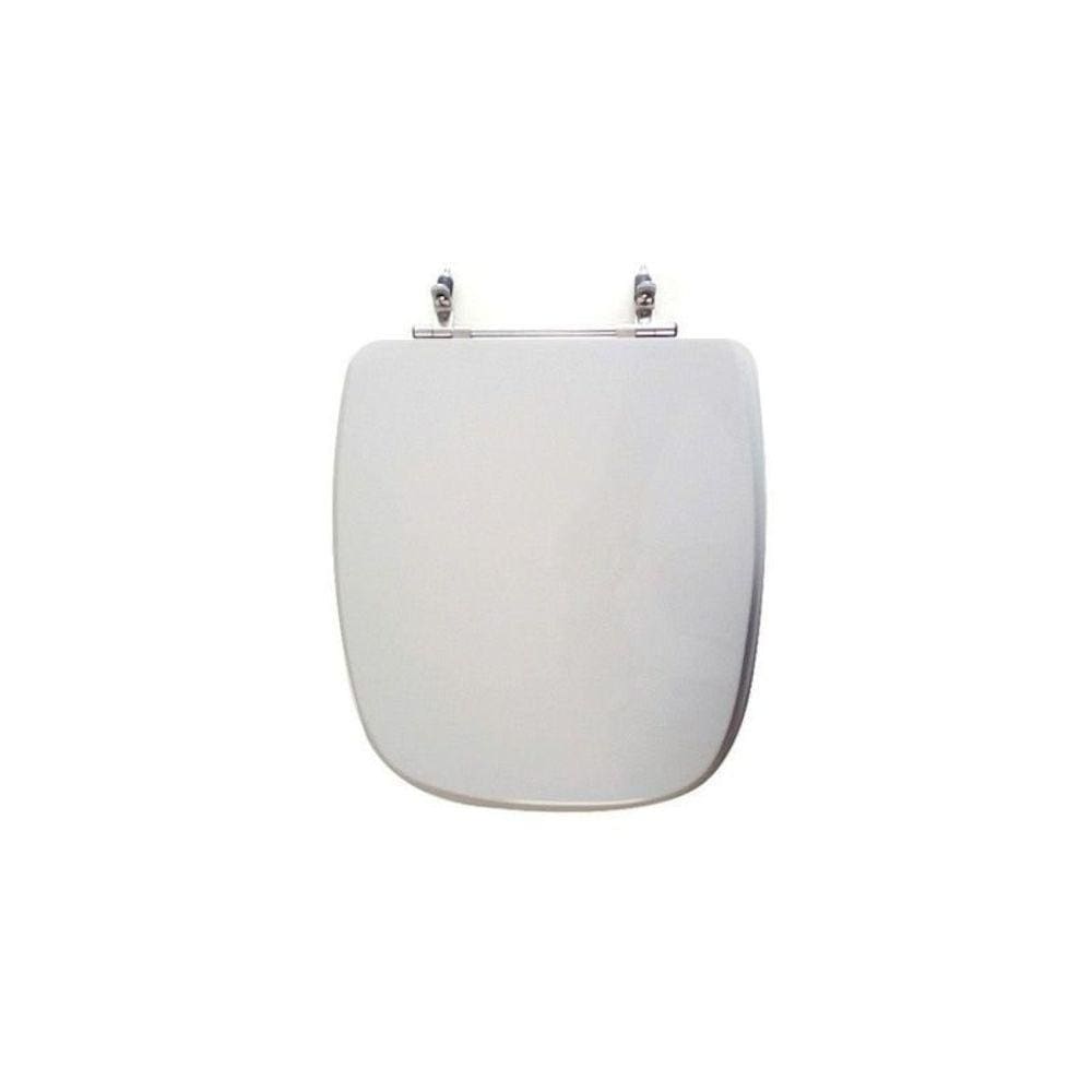 Assento Sanitário Poliéster para Louça Angra/avant/city/like logasa/incepa/celite Aço Cinza Platina