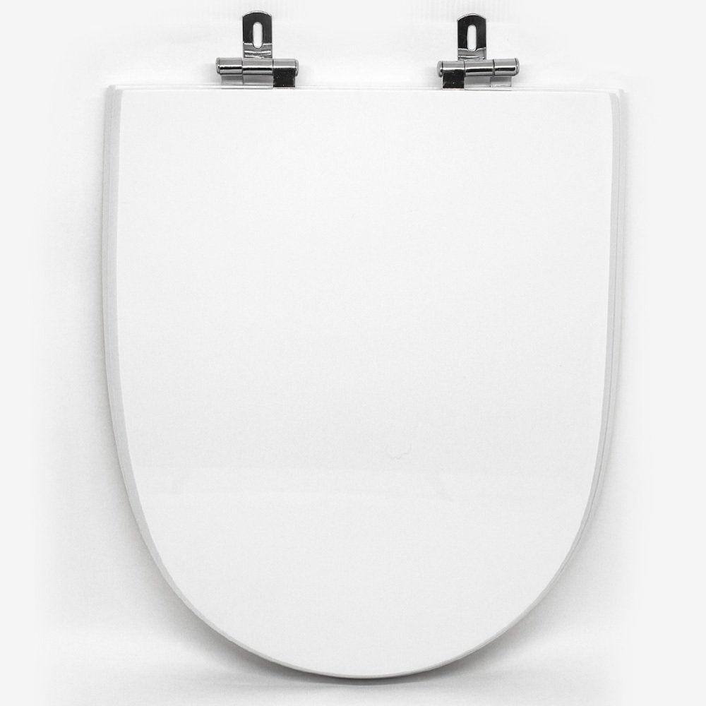Assento Sanitário Poliéster para Louça Liss/lift docol Super Luxo Cromado Branco
