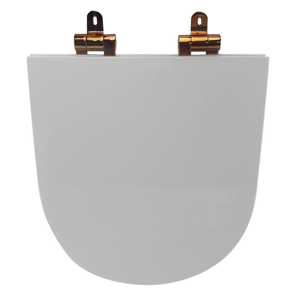 Assento Sanitário Poliéster para Louça Link/carrara/belle Époque deca Slow Close Branco