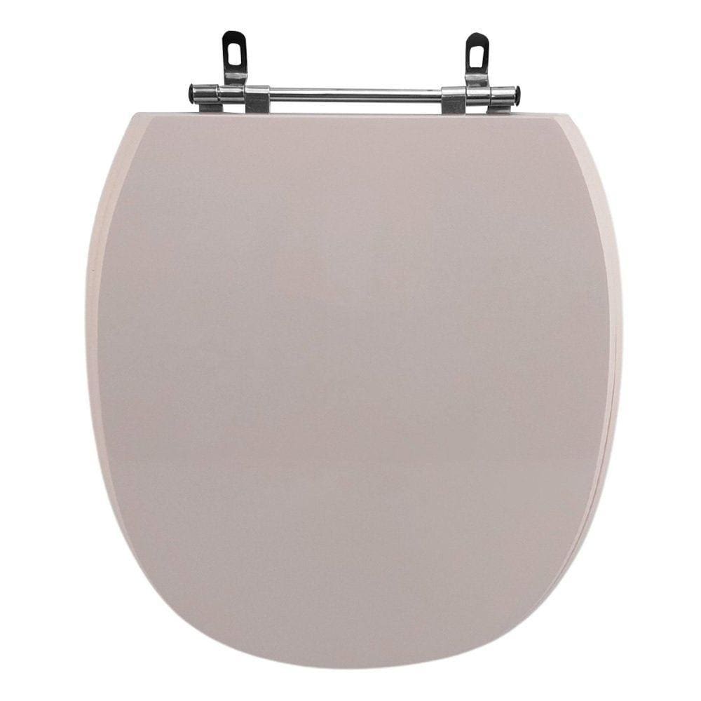 Assento Sanitário Poliéster para Louça Ascot ideal Standard Aço Rosa