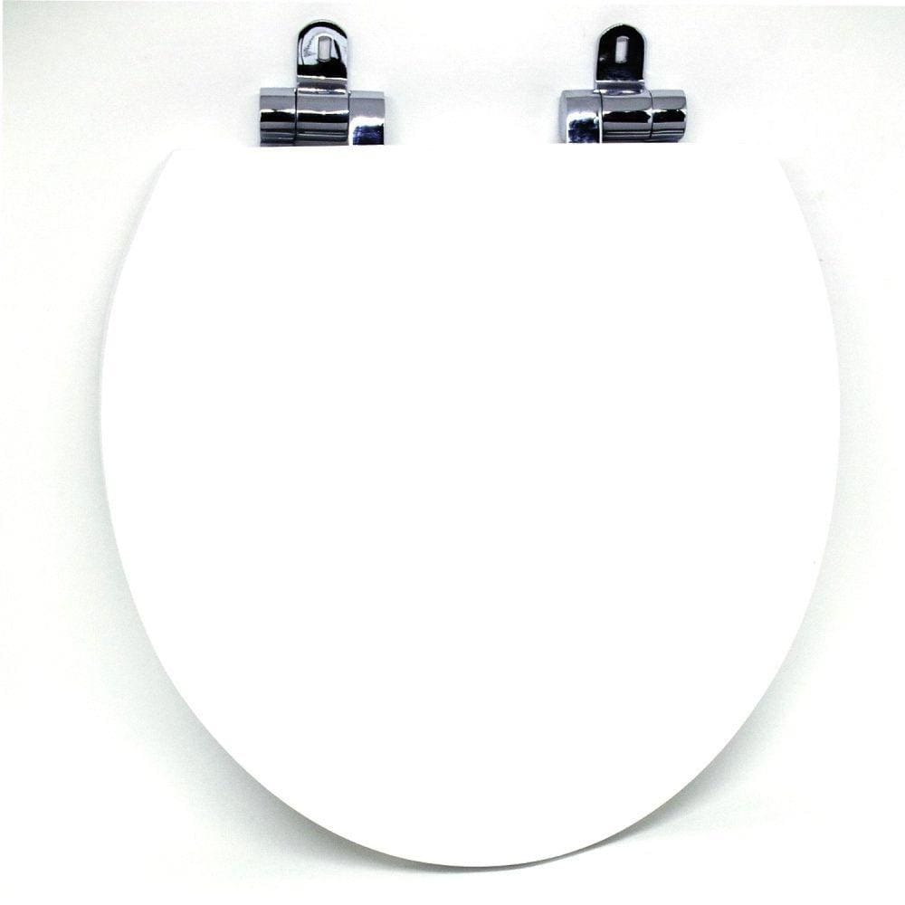 Assento Sanitário Poliéster para Louça Azálea/standard/carina/flamingo/fiore/sabará Slow Close Croma Branco