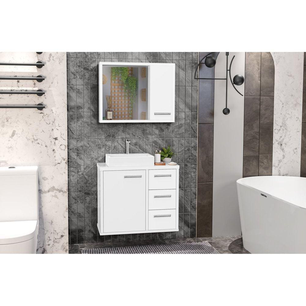 Conjunto para Banheiro Turin 60 Branco