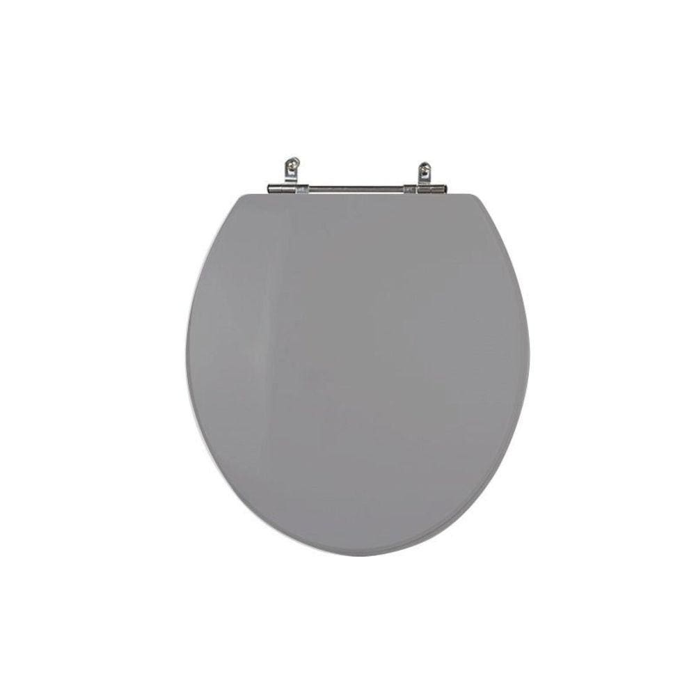 Assento Sanitário Poliéster para Louça Azálea/standard/carina/flamingo/fiore/sabará Aço Cinza Cromo