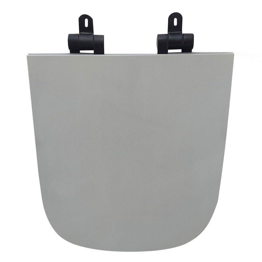 Assento Sanitário Poliéster para Louça Quadra/unic/axis deca Slow Close Cinza Fosco