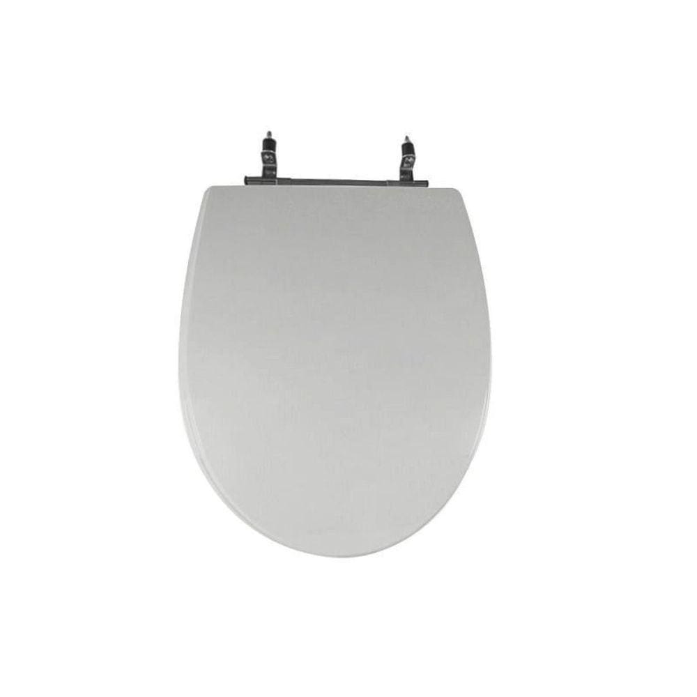 Assento Sanitário Poliéster para Louça Absolute ideal Standard Aço Sterling Silver
