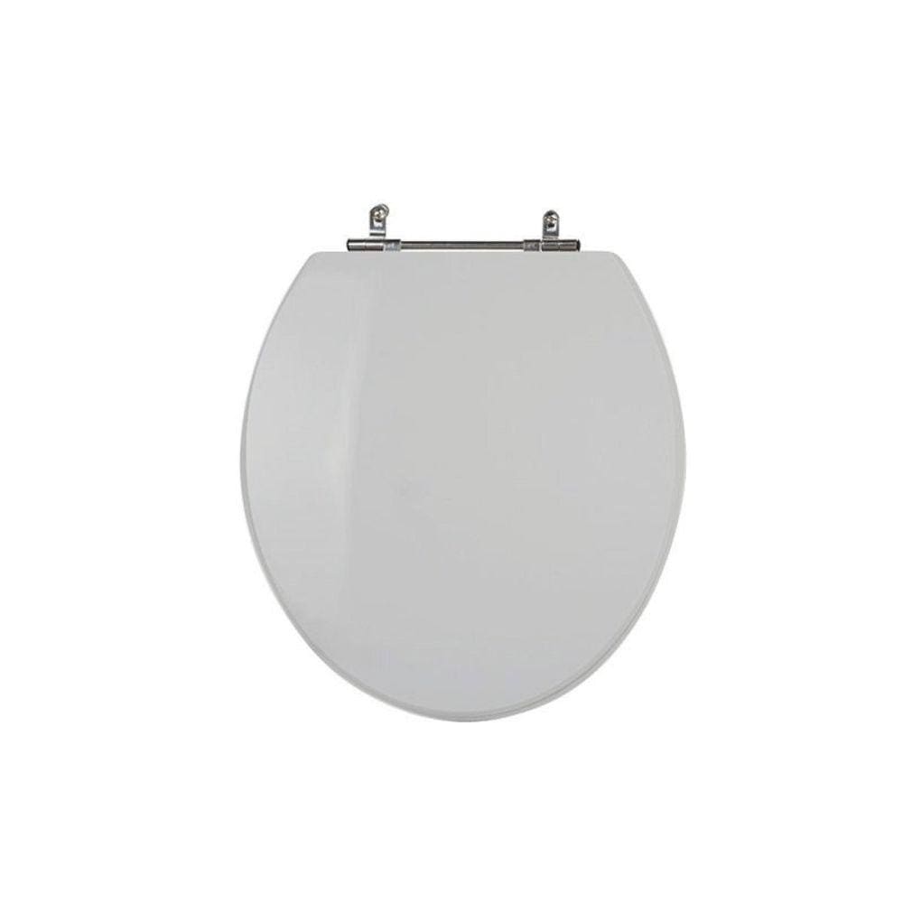Assento Sanitário Poliéster para Louça Azálea/standard/carina/flamingo/fiore/sabará Aço Cinza Platina