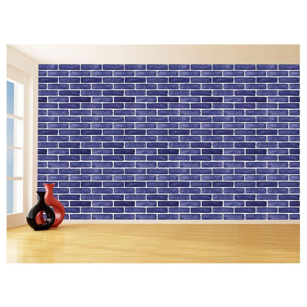 Papel De Parede 3D Tijolo Sala Tijolinho Vista 3,5M Xbr46
