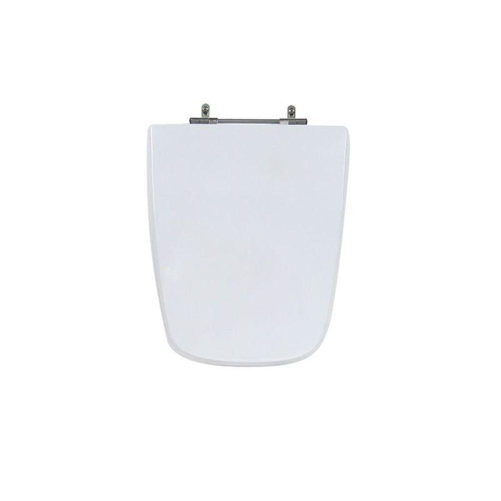 Assento Sanitário Poliéster para Louça Stylus Excellence celite Aço Branco