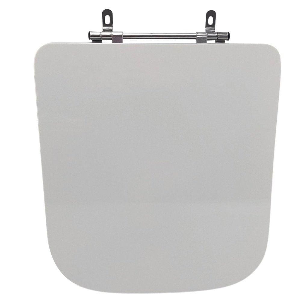 Assento Sanitário Poliéster para Louça Misti icasa Aço Branco