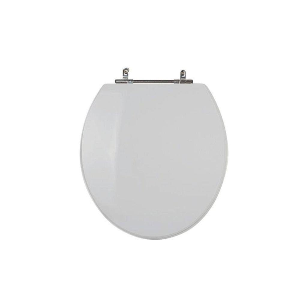 Assento Sanitário Poliéster para Louça Azálea/standard/carina/flamingo/fiore/sabará Aço Cinza Claro