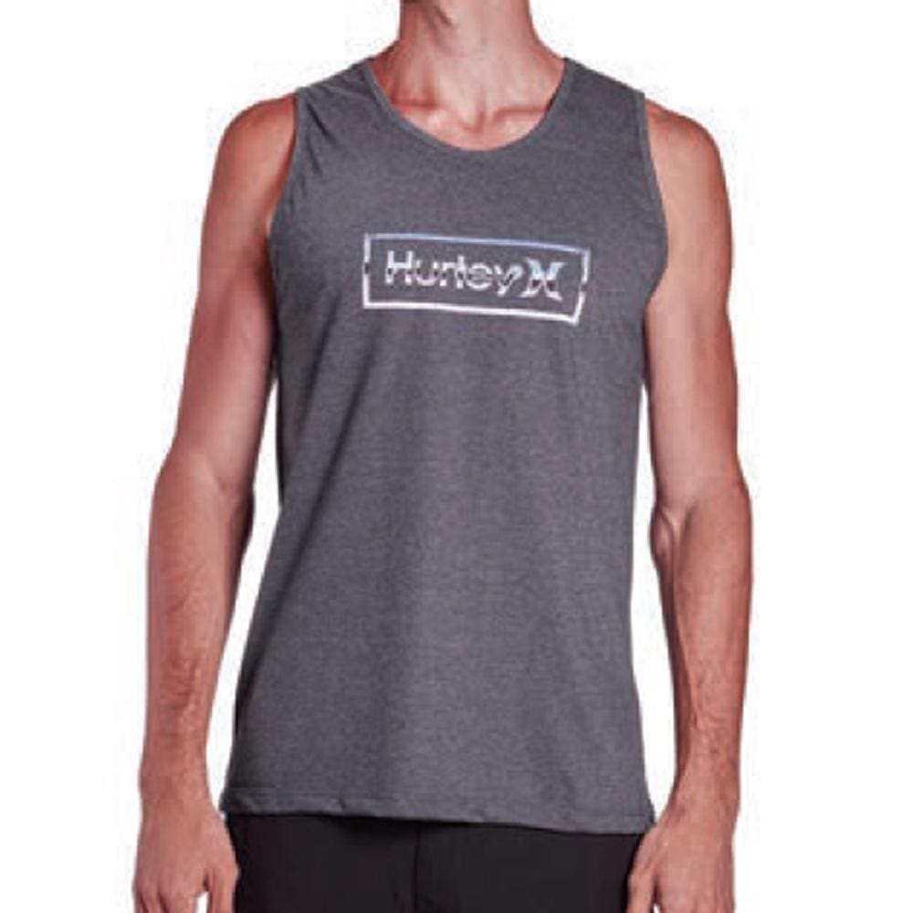 Regata Hurley Chrome Oversize SM24 Masculina Mescla Preto