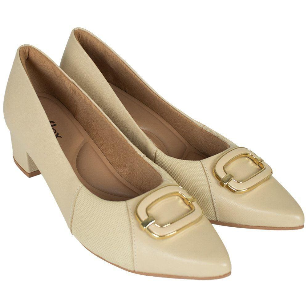Scarpin Usaflex Vanilla Feminino