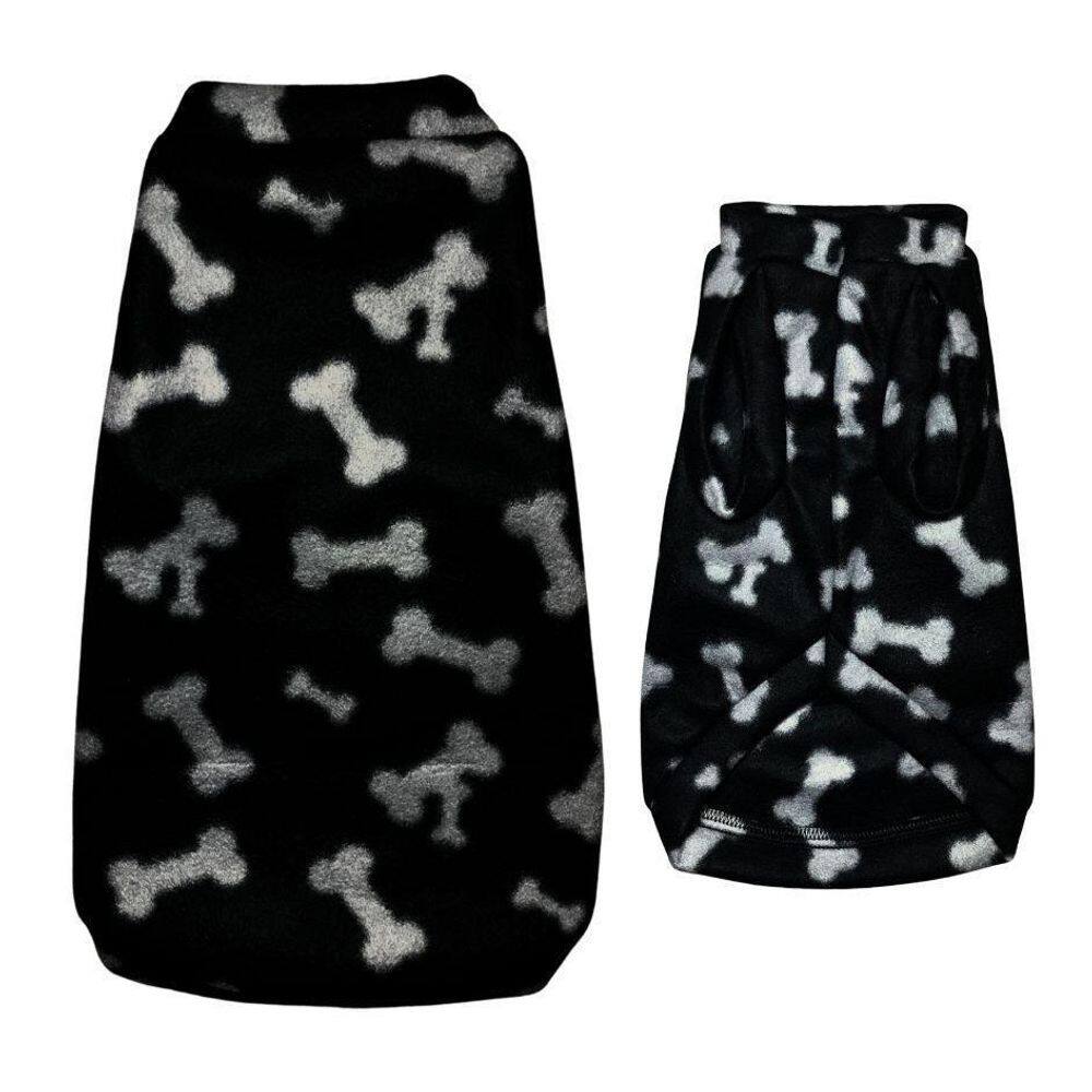 Roupa Para Cachorro - Suéter Preto Tamanho Egg