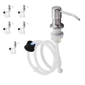 Dispenser Dosador Mangueira Flexivel Kit 5 Unidades Embutir Suporte Pia