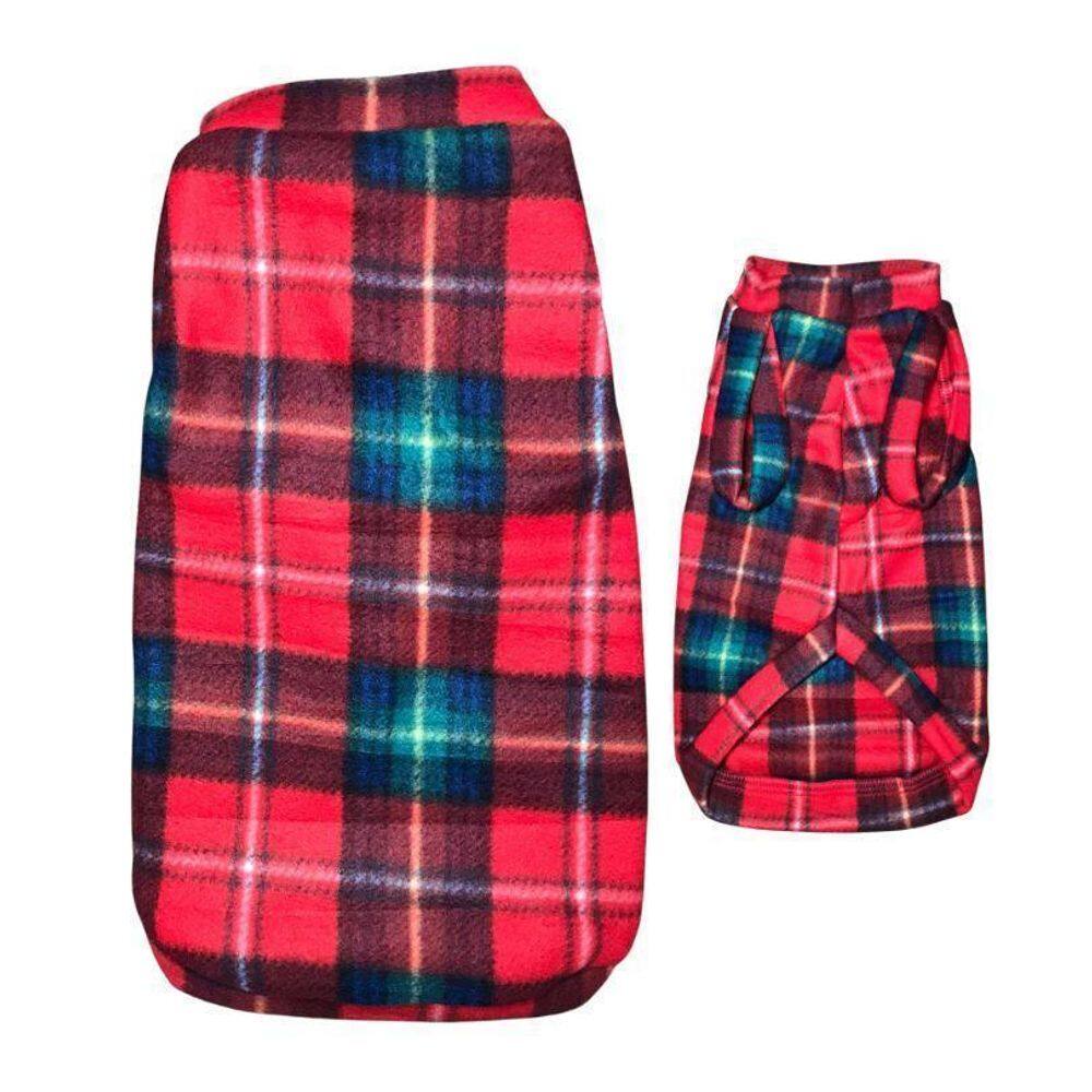 Roupa Para Cães - Suéter Xadrez Tamanho Pp