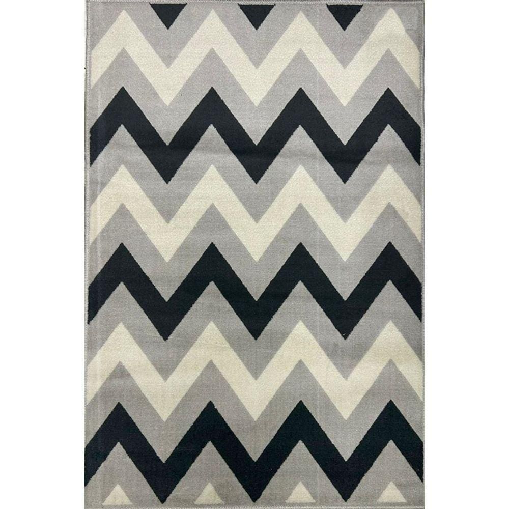 Tapete Renaissance Zigzag 100x150 51 Cinza
