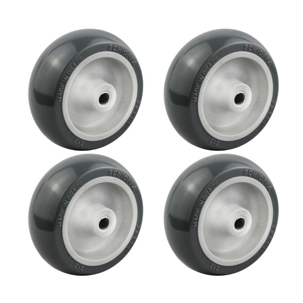 Rodas 3 Pol. R 312 bp para Rodízio 60kg 4 Unidades