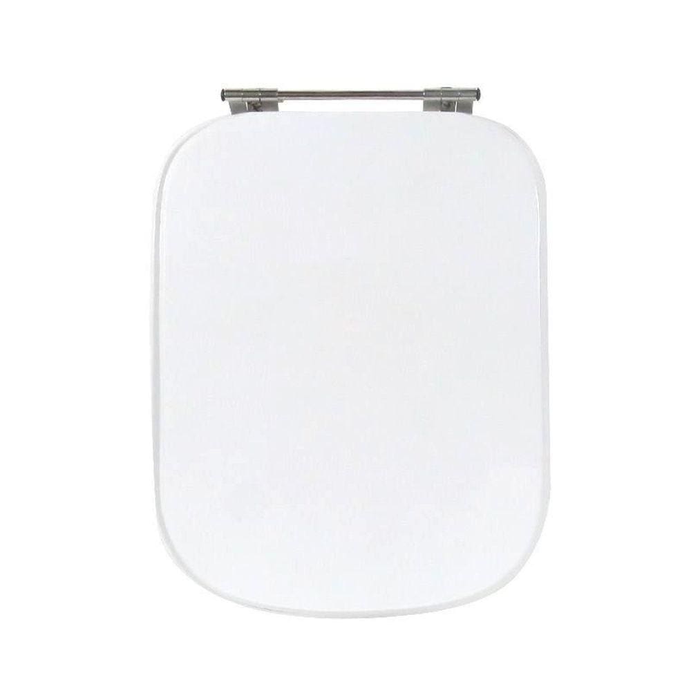 Assento Sanitário Poliéster para Louça Tivoli ideal Standard Aço Branco