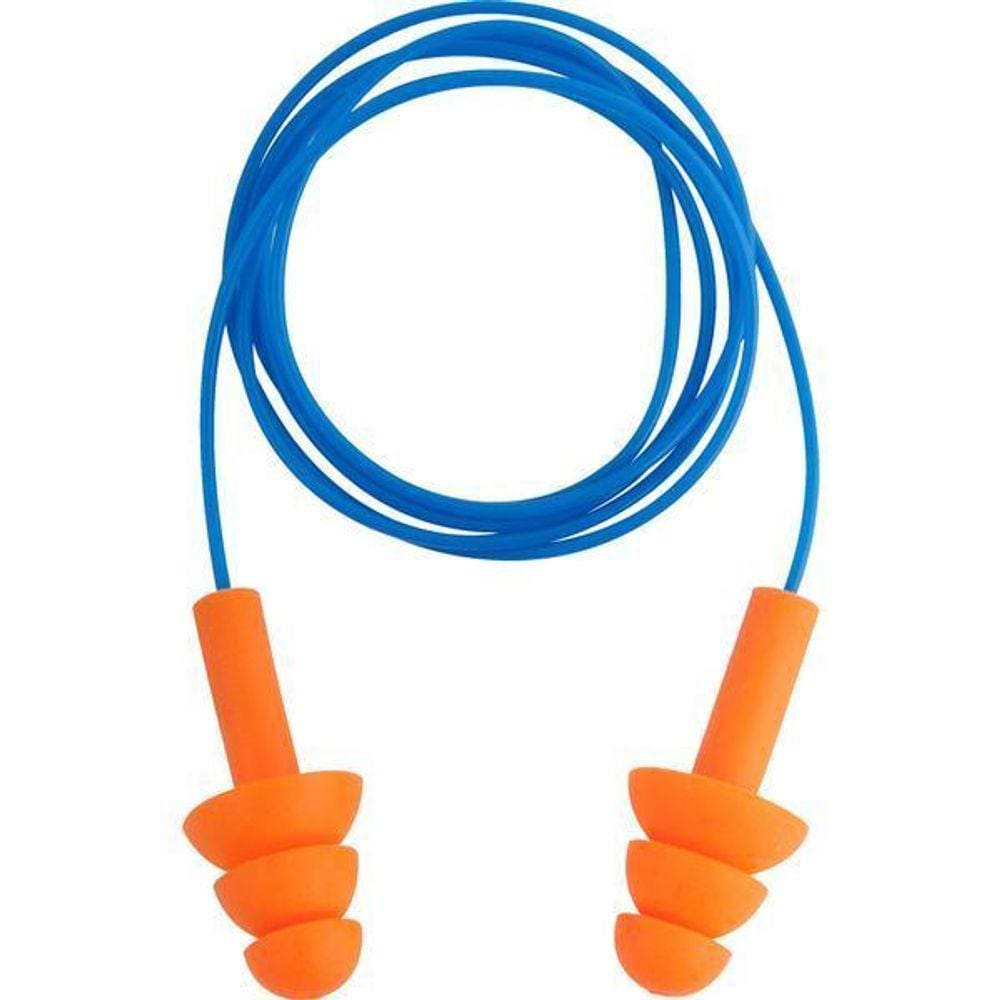 Protetor Auditivo Plug 14Db Silicone Com Cordão Pvc Ca11023