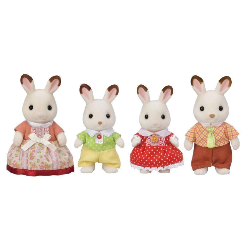 Família Do Coelho Chocolate Nova Sylvanian Families Colorido