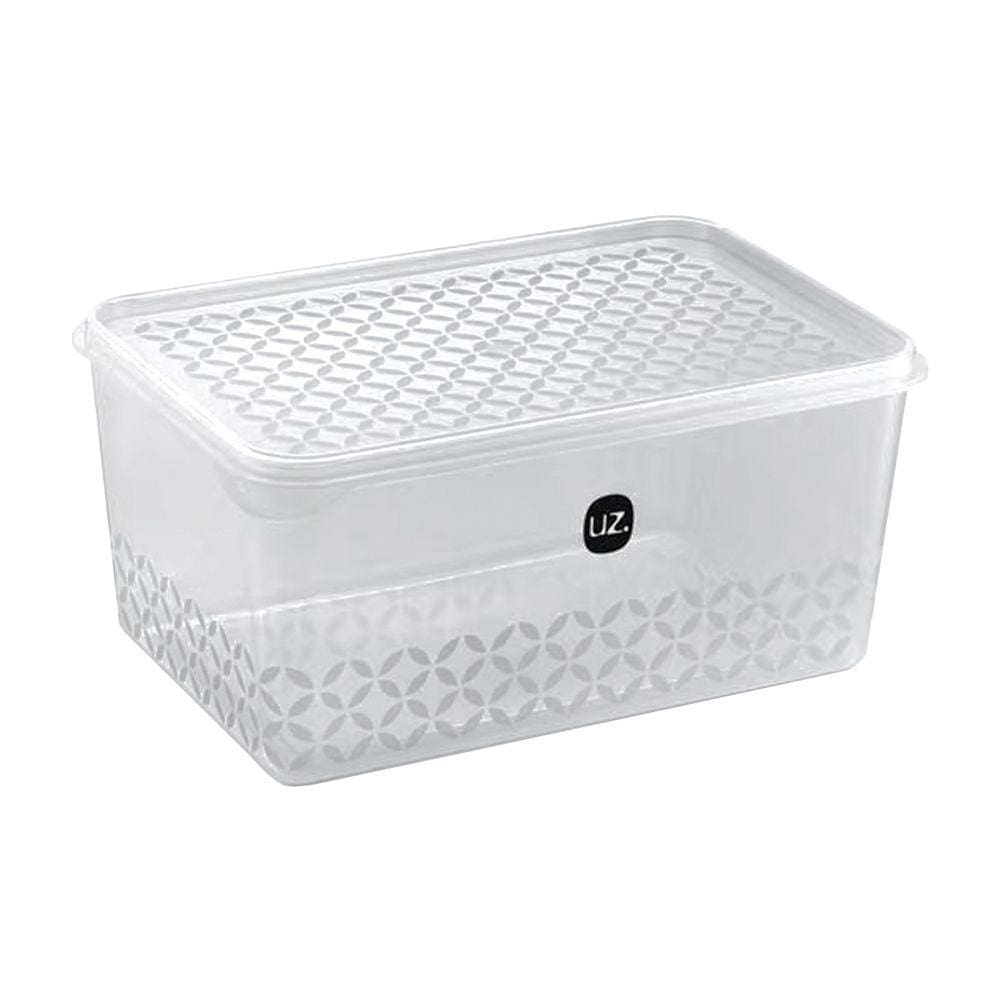 Organizador Multiuso Transparente com Tampa 2 Litros