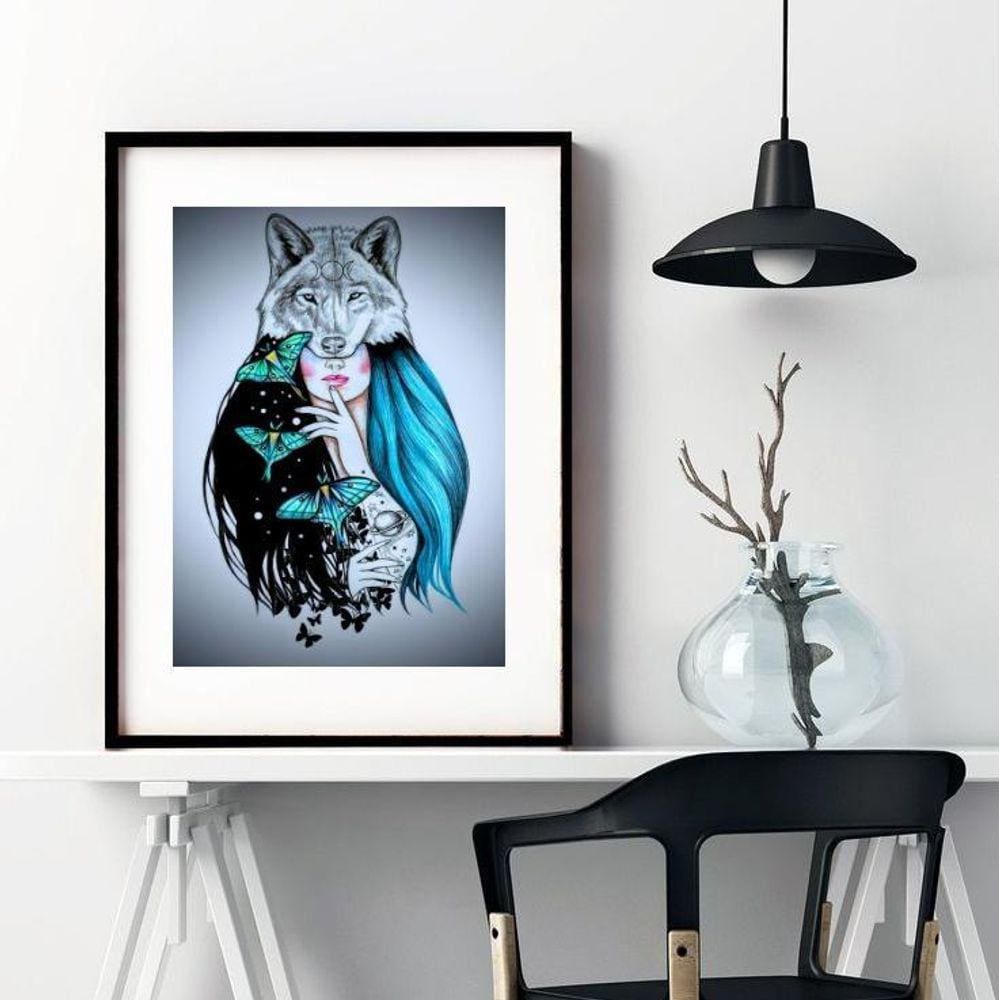 Quadro O Sagrado Feminino - 60X48Cm