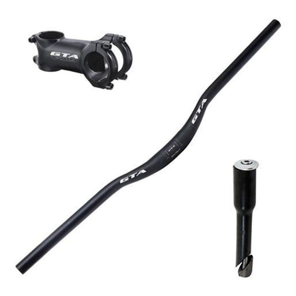 Guidão GTA Downhill Alumínio Preto 720mm x 31.8mm