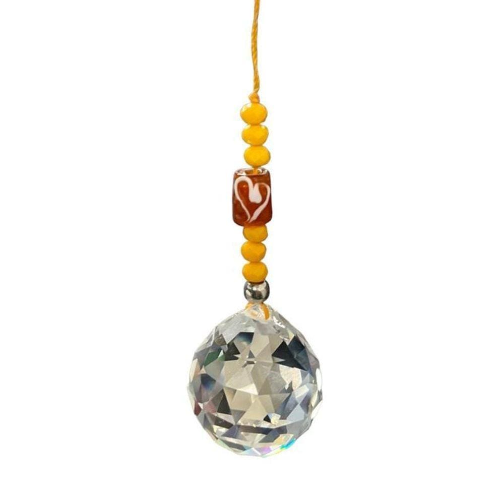 Protetor Ambiente Orixás Cristal Facetado 40Mm-Escolha A Cor