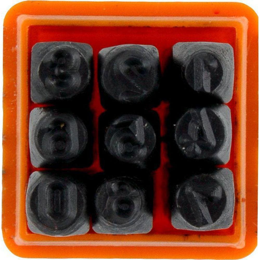 Jogo Marcador Punção Algarismo 4Mm Starfer