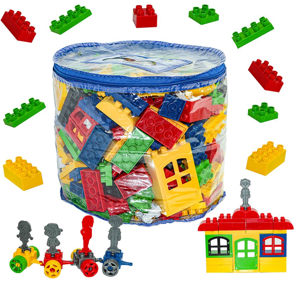 Blocos De Montar Family Blocks Infantil Educativo 250pçs