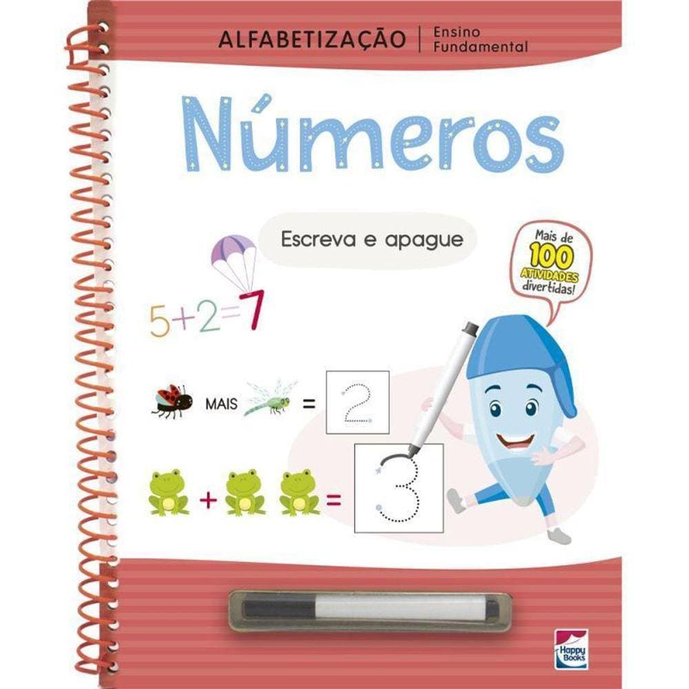 Ensino Fundamental Alfabetização Escreva E Apague Números