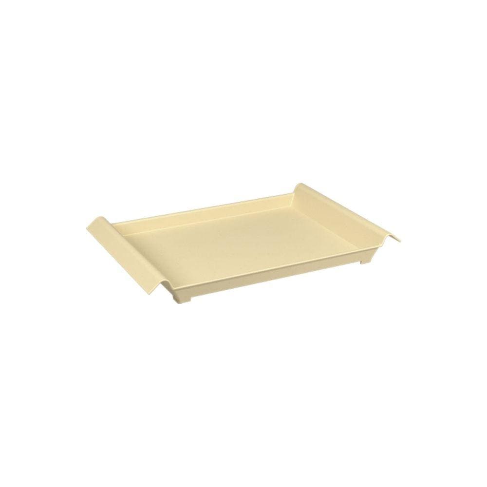 Bandeja Cozy Grande Cor Creme Arroz Dimensões 34 x 19 x 3,8 cm Coza