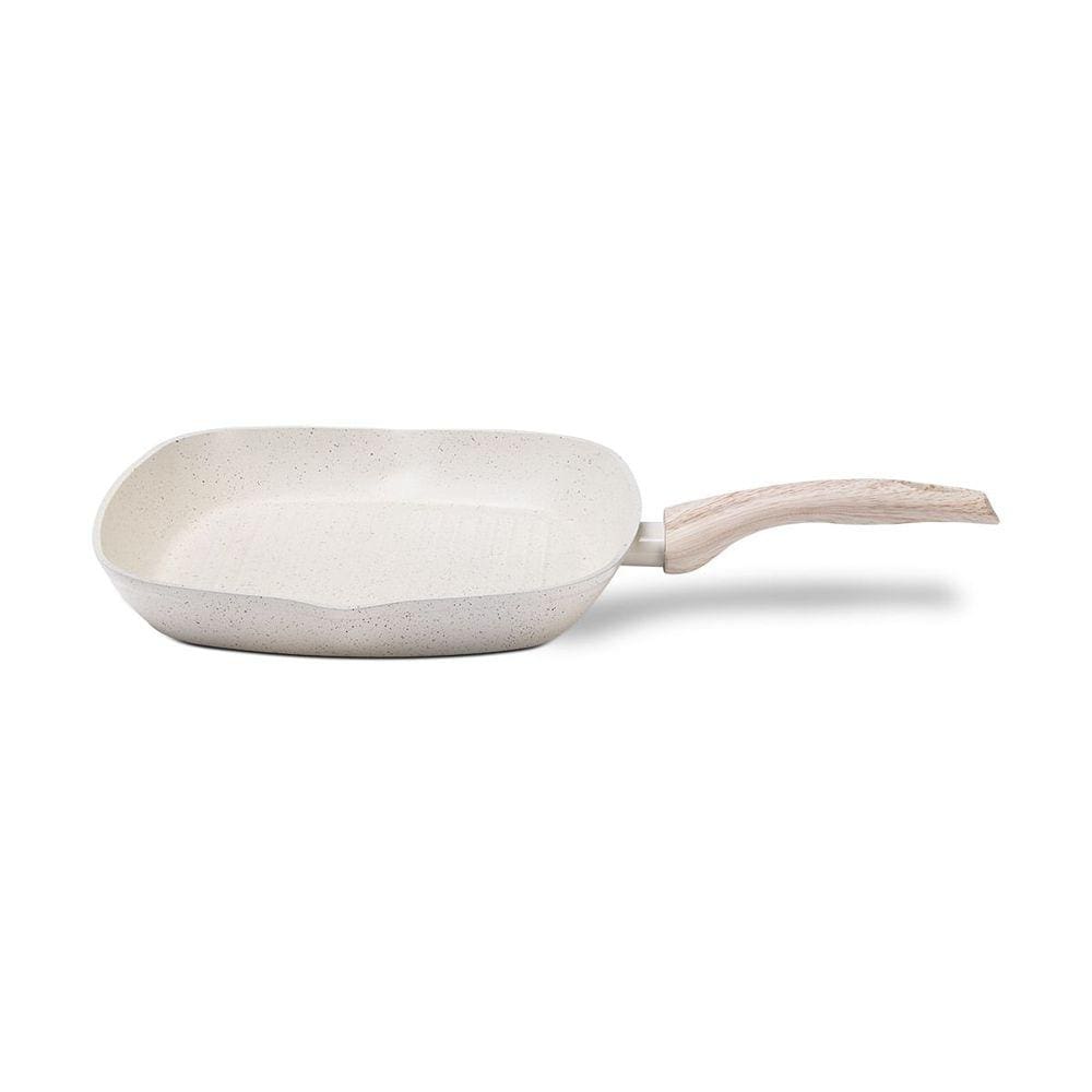 Grill Brinox Antiaderente Ceramic Life Sirius 28 cm 2 L com Indução Vanilla