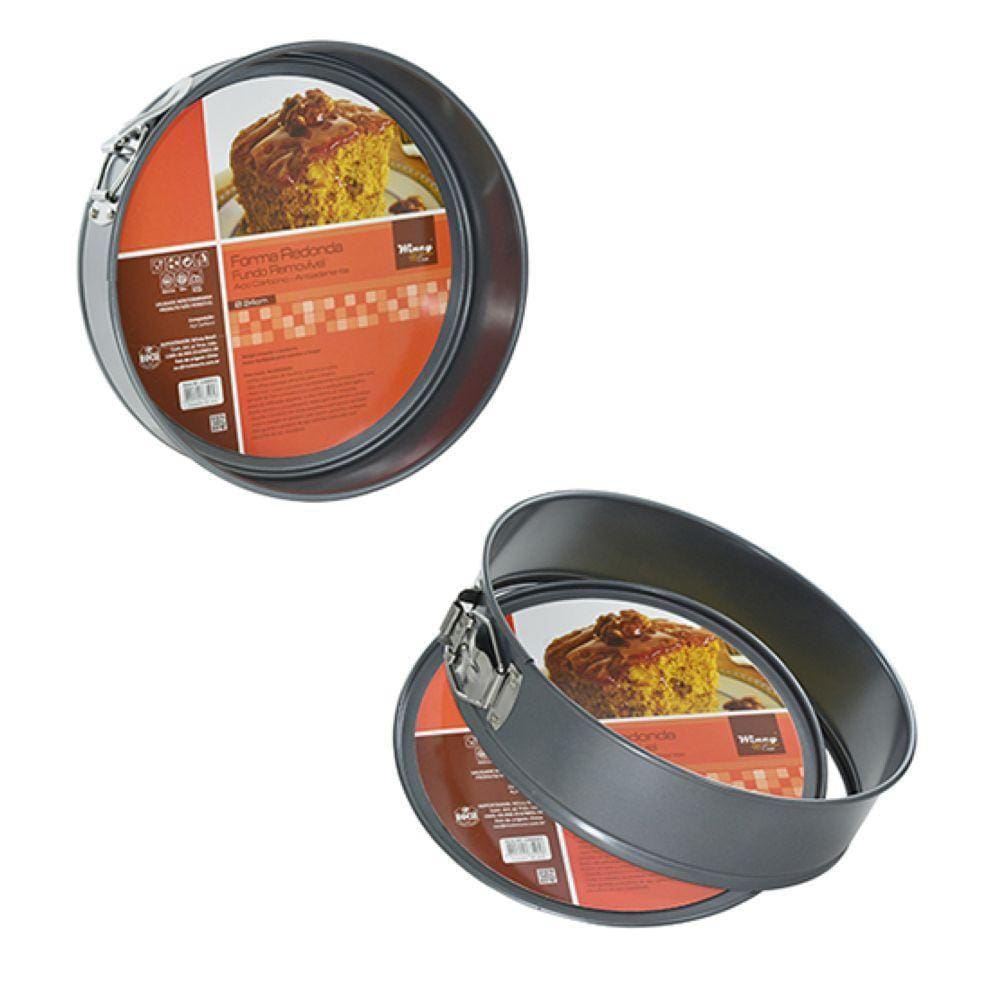 Forma Redonda Fundo Removível 24CM CZB8061 - Wincy