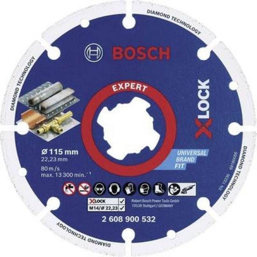 Disco Diamantado Bosch Metal 115X2223Mmxlock