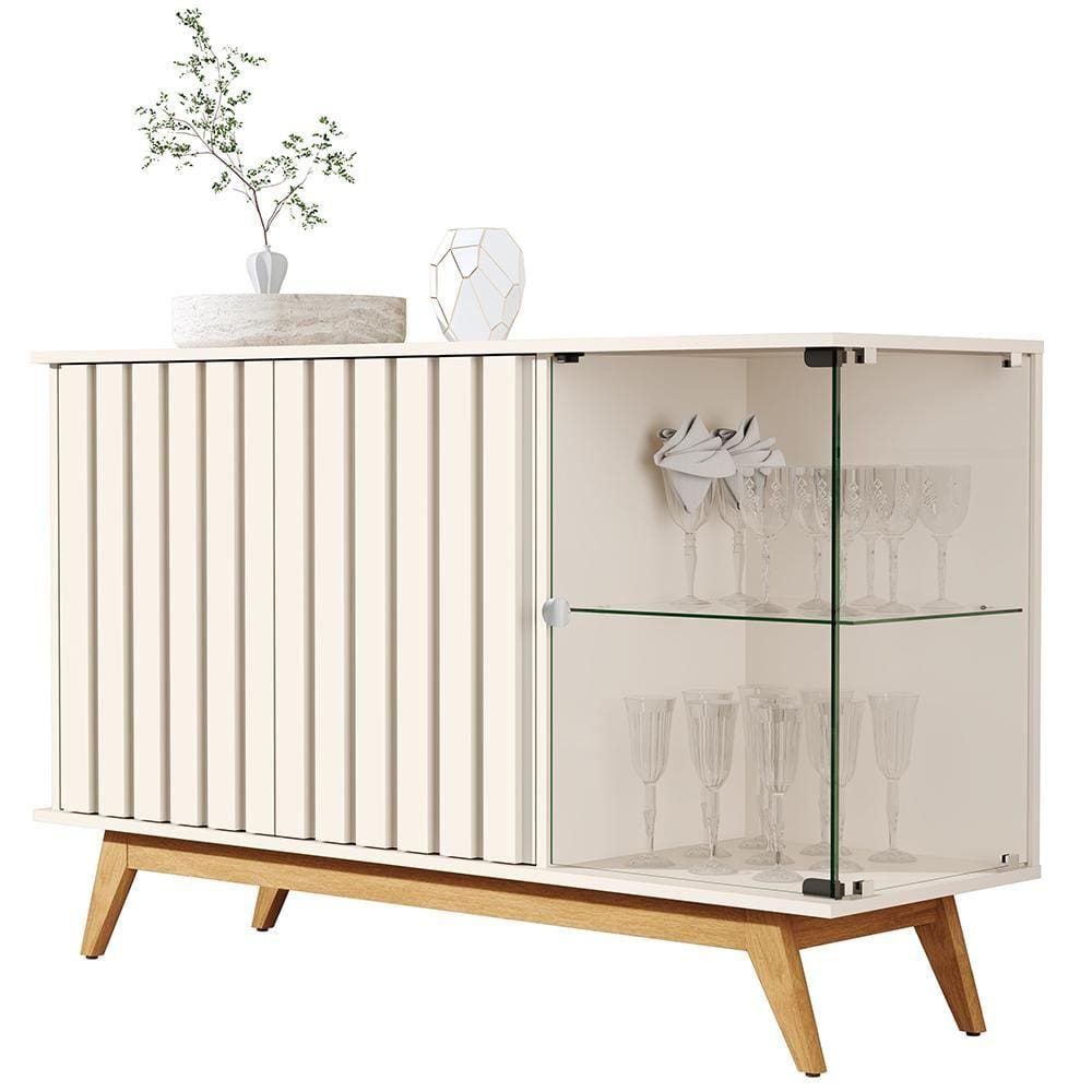 Aparador Para Sala Buffet Açai com 3 Portas