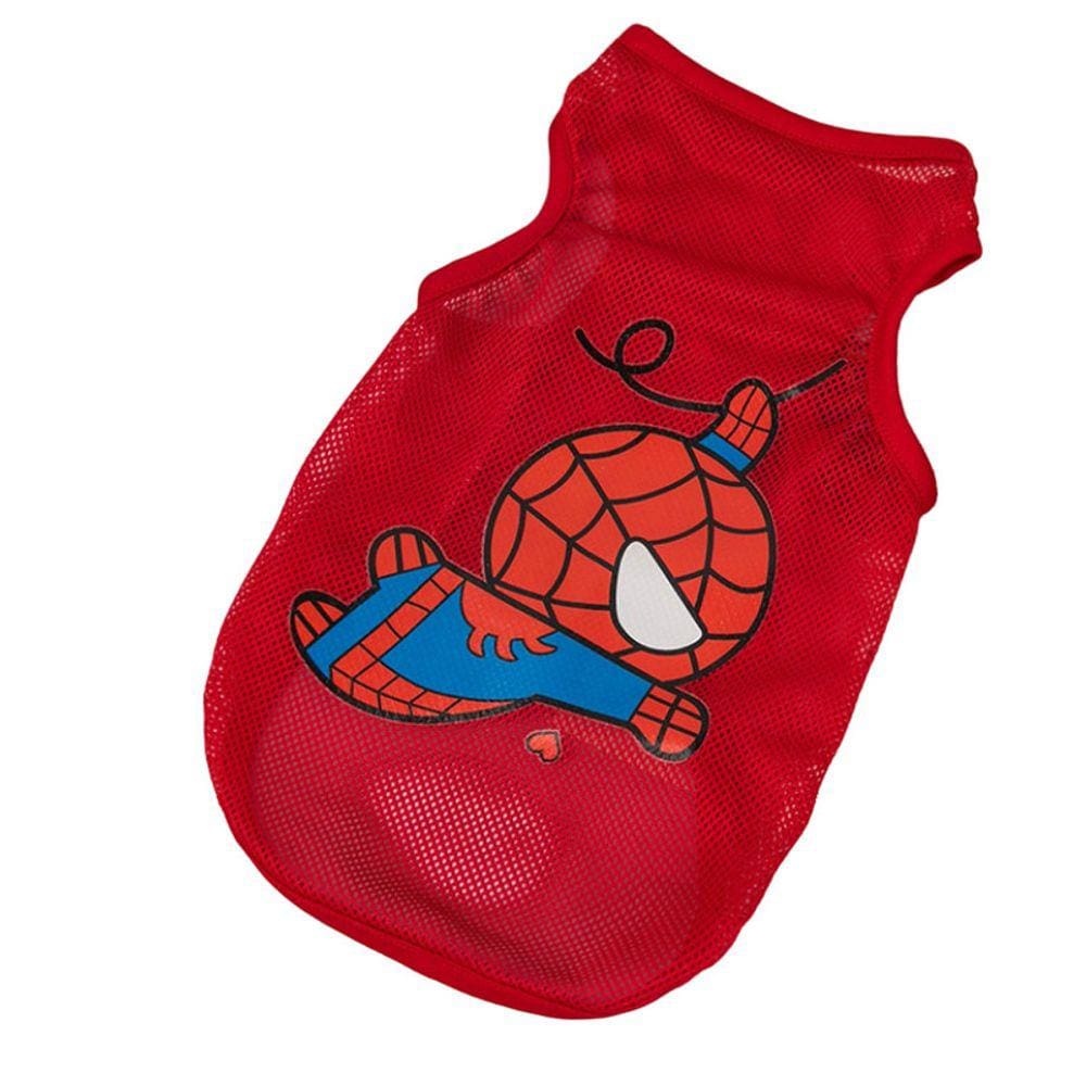 Camiseta Homem Aranha Cachorro E Gato Roupa Pet