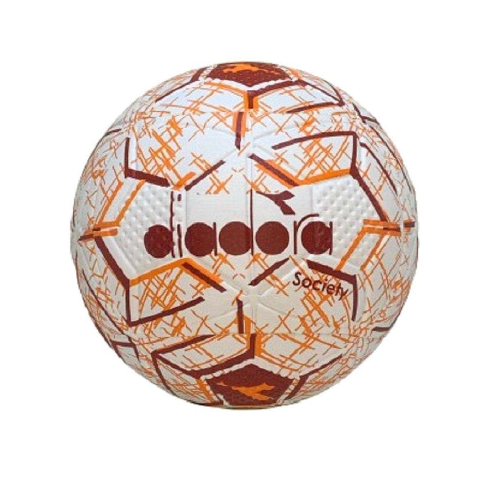 Bola Society Diadora Coloring Park Bordô/Laranja