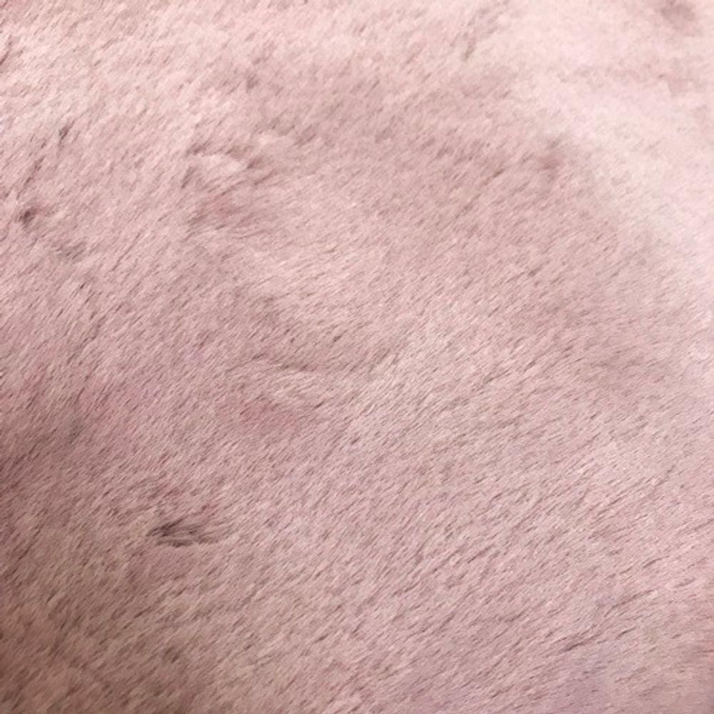 Tapete Rabbit Fur 100 Redondo 30mm Cor06 Pink