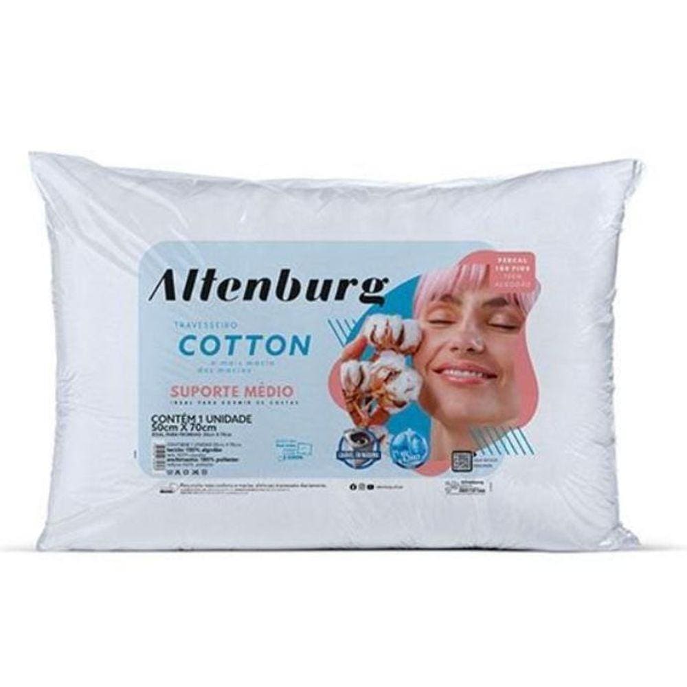 Travesseiro Cotton Suporte Medio 50X70 Altenburg