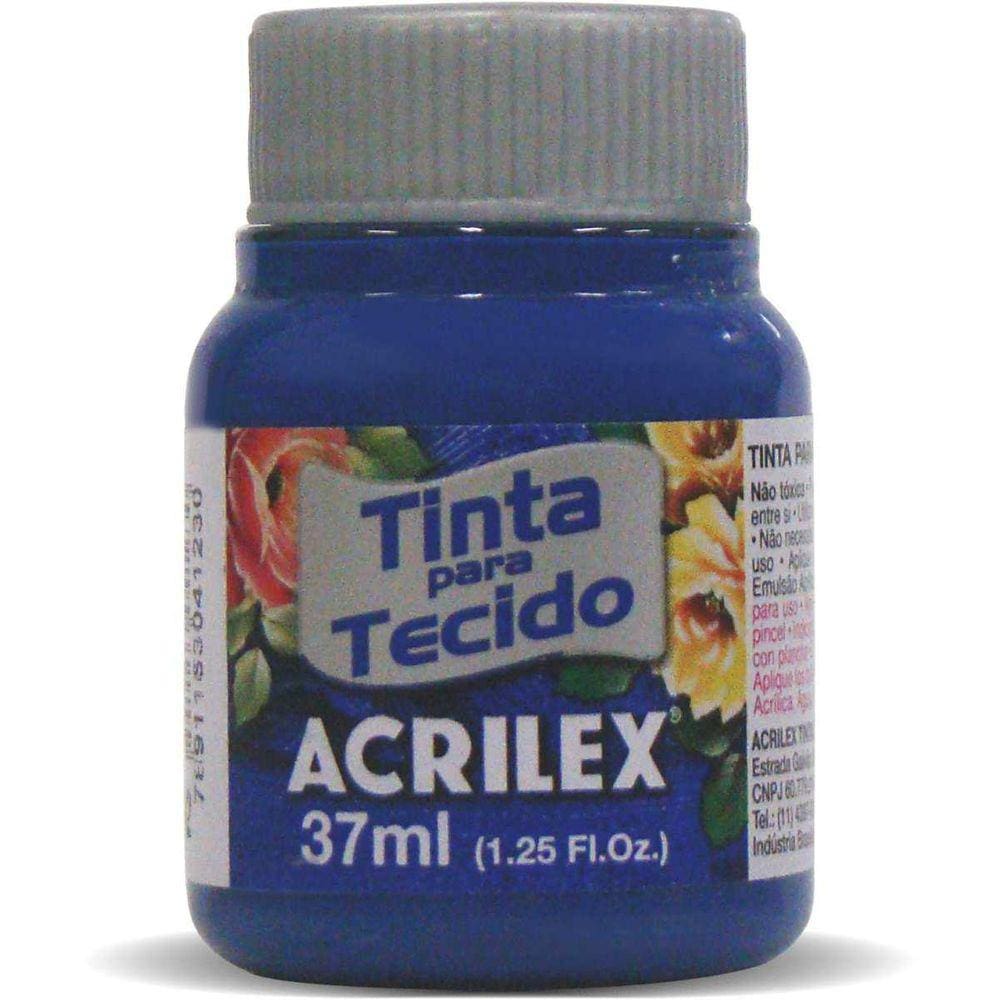 Tinta Tecido Fosca 037Ml Azul Cobalto