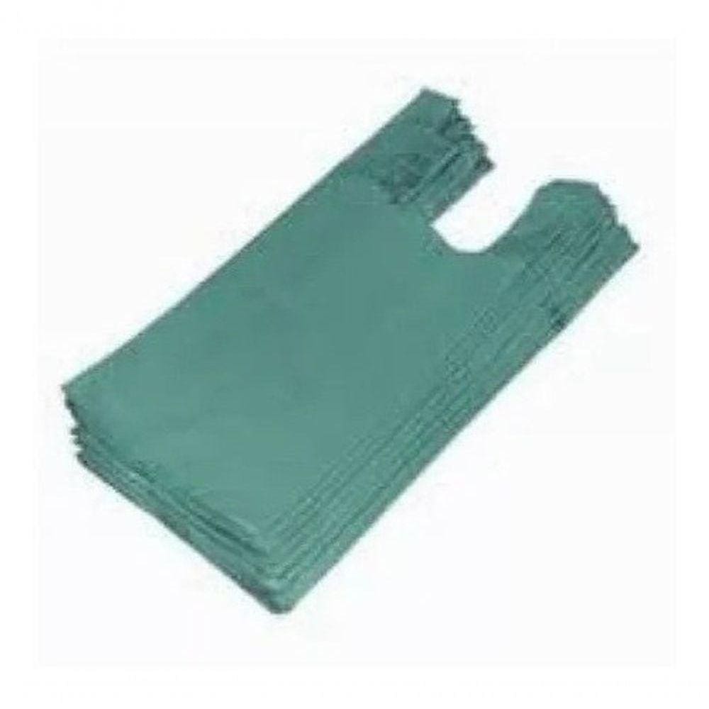 Sacola Plastica Reciclada Kit 5 Kg Da 70x90 - Verde Ou Azul