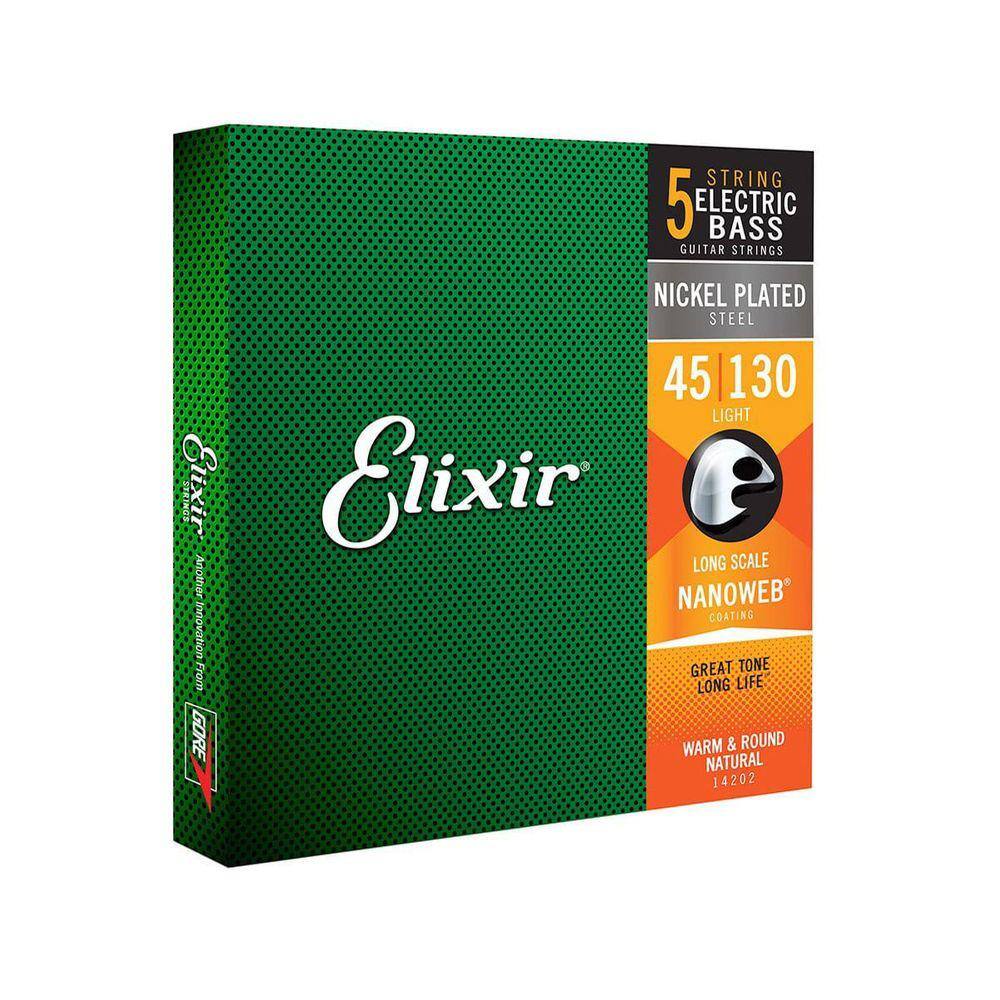 Encordoamento Baixo Elixir Ligth/L.S.045 5C  3221