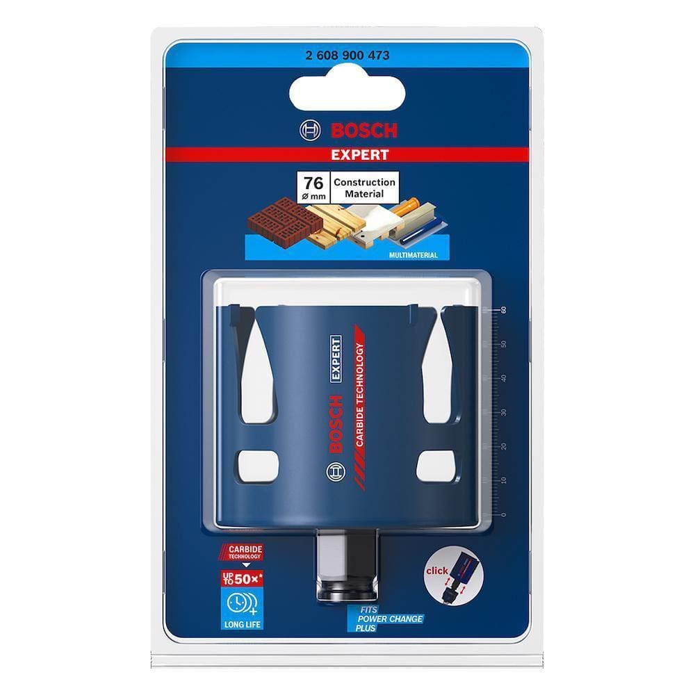 Serra Copo Bosch Expert Construction Material 76 Mm, 3