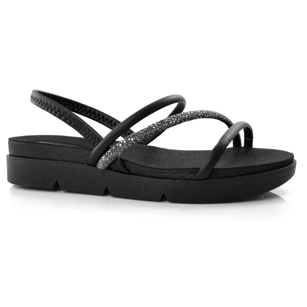 SANDÁLIA FEMININA SALTO BAIXO BEIRA RIO - 8387530 Preto