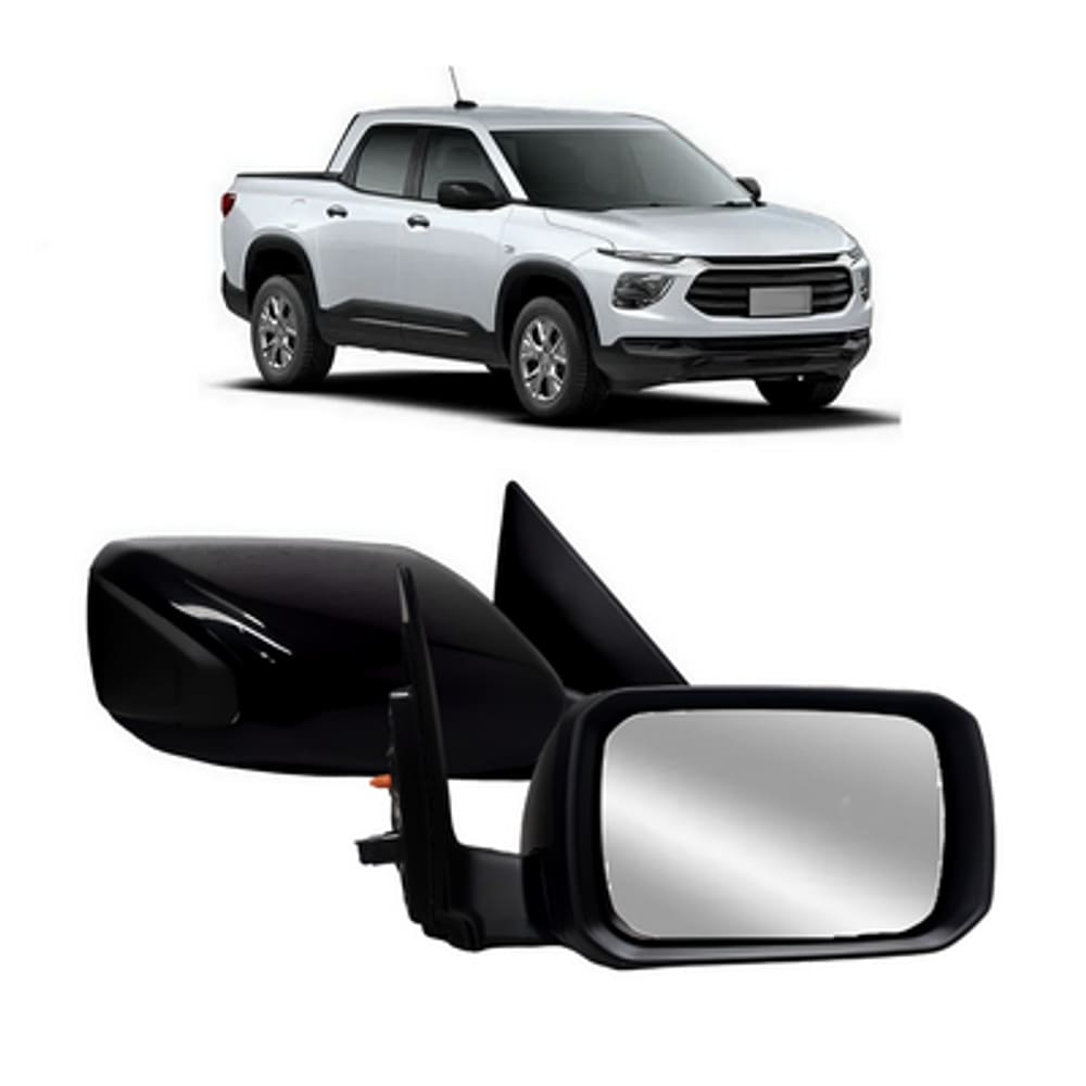 Espelho Retrovisor Montana 2023 Diante Eletrico P/ Pintar - Passageiro