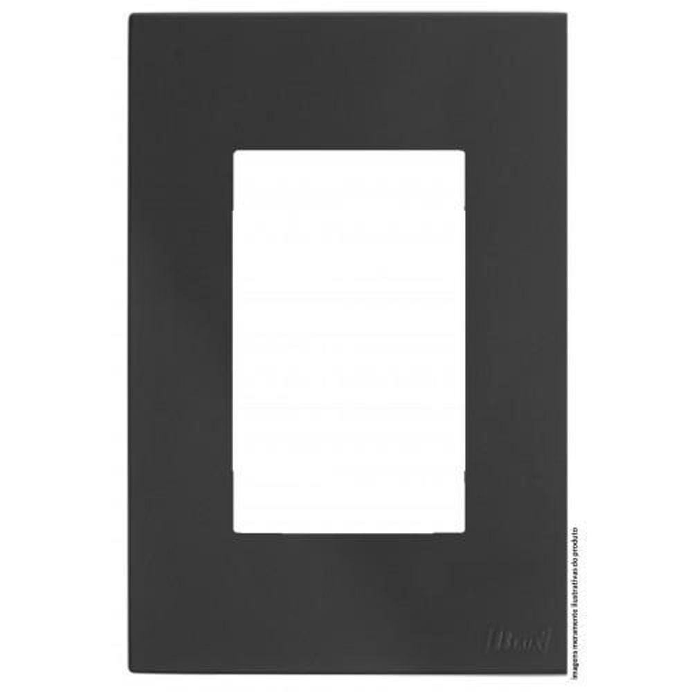 Placa Para 3 Modulos Com Suporte 4X2 Brs12431-1Gf.